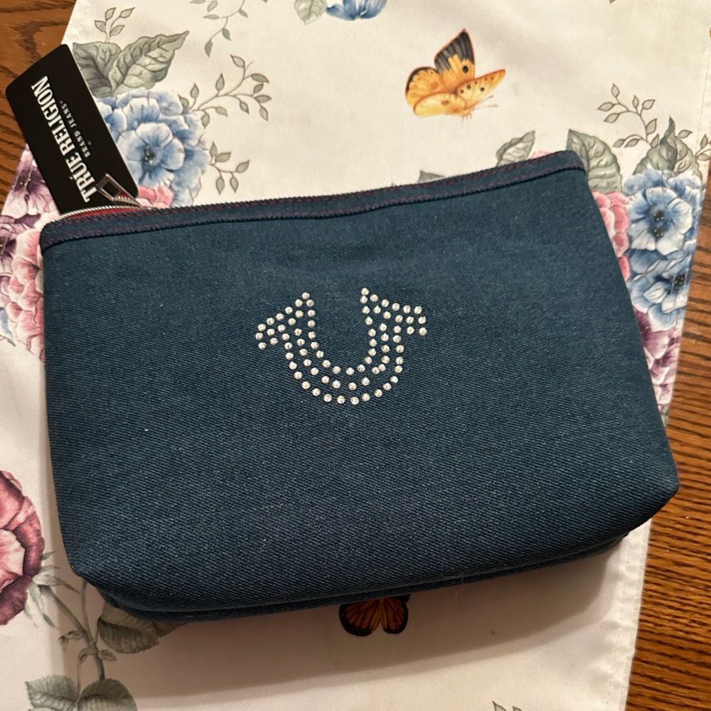 True Religion cosmetic unisex bag